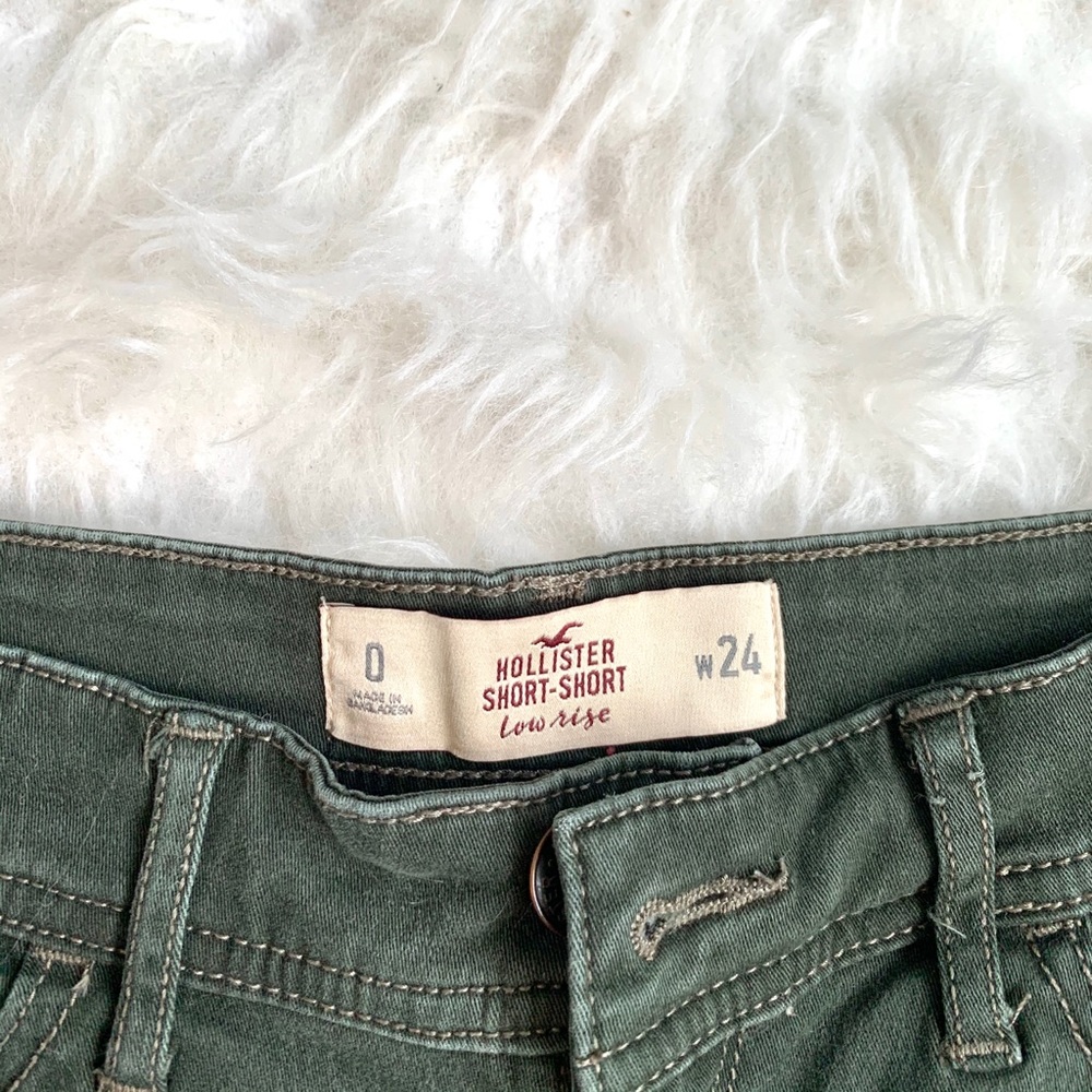 Green short shorts